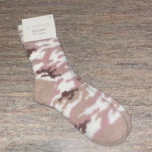 NEW Plush Camo Socks